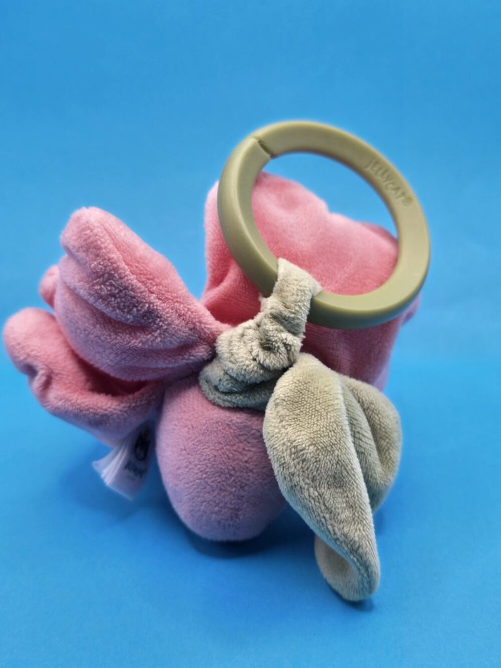 Jellycat London Fleury Petunia Jitter Baby Crib Pull String Toy Crinkles RETIRED - Picture 4 of 10